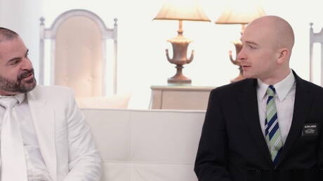 Elder Larsen and american bear Bishop Angus fuck ass after sucking