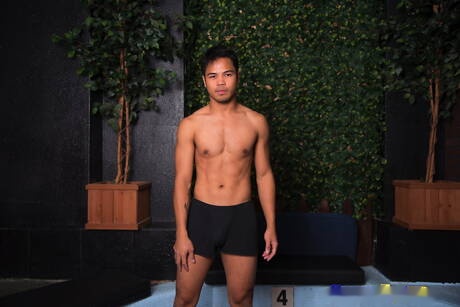 Axel Kane, Jessie Lee, John Rene en Alec Cruz hebben samen plezier