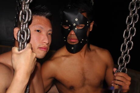 Famous americans, muscular Jessie Lee and well-built John Rene sucking and fucking each other