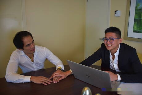 Hunk Jake Perez and oriental hunky guy Ray Dexter fuck ass after sucking dick