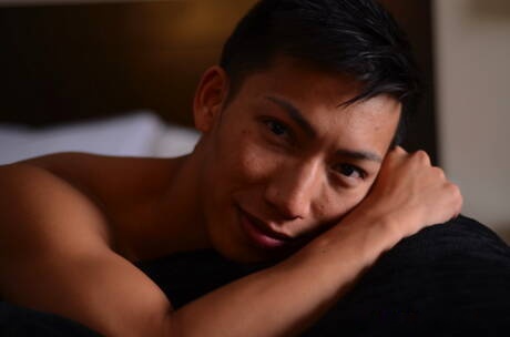 Hunk Jaycee and tough guy David Ace posing nude