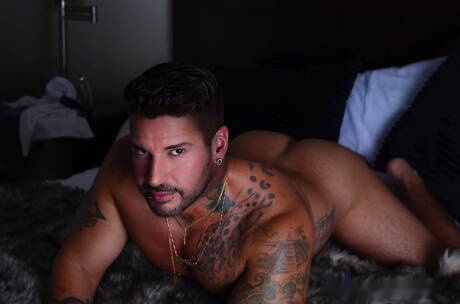 Peter Fever: Hunk Jaycee and tough guy David Ace posing nude