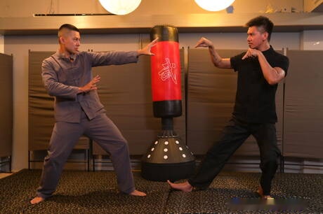 Hot stud Bobby and attractive boy Wei posing naked