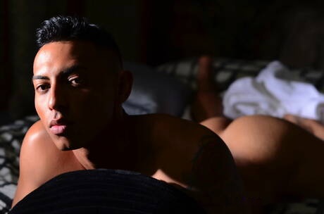 Asian strongman Carter James jerk off