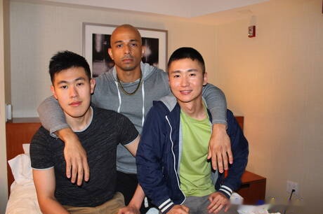 Sexy guys Zario Travezz, Hans Raw and Shen Kaito banged each other