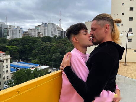 Peter Fever: Hunk Daniel Toro and latin young Hanry Onlyjapa banged each other at the pool