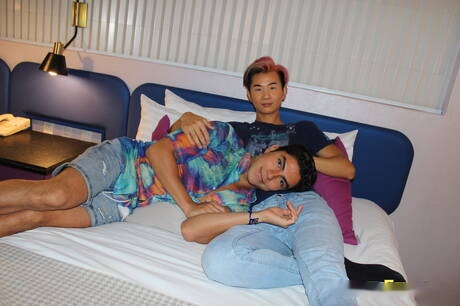 Peter Fever: Nice american boys young Nolan Knox and hunk Alfonso Osnaya fuck ass after blowjob