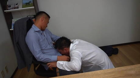 Peter Fever: Rio,Reach,Rikiya and Gal in office gangbang