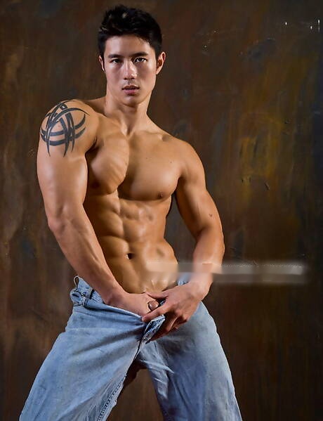 アジアの強豪牛ピーター・レーが頑丈な体を披露