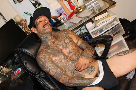 Tough guy Thrasher shows a perfect body