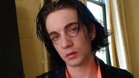 Amerikaanse sterke man Spencer Reed en gespierde Kade in pikzuigscène