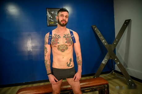 Dominic Pacifico: Canadian well-built Romeo Davis and latin strongman Dominic Pacifico love each other