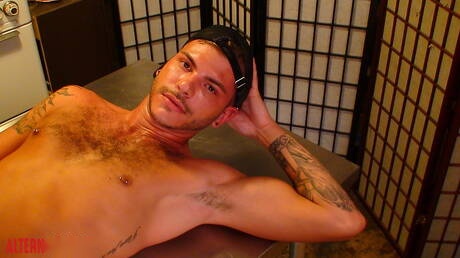 Alterna Dudes: Husky guy Adam Moon and american husky guy Tristan Mathews have a good anal sex