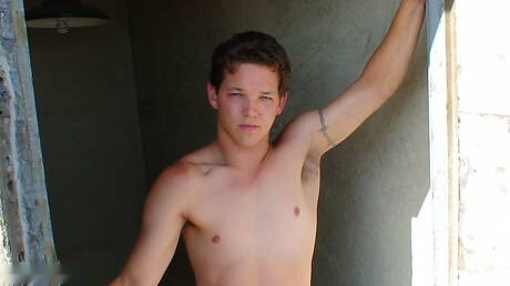 Beefcake Dimitri Summers and tough guy Lee Stephens love each other outdoor