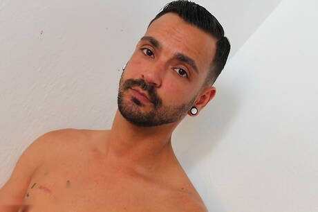 American muscular Tristan Mathews and strongman Jack Hammer love each other