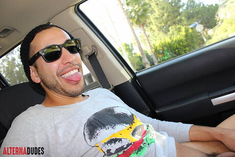 Alterna Dudes: Beefcake Jace jack off his dick