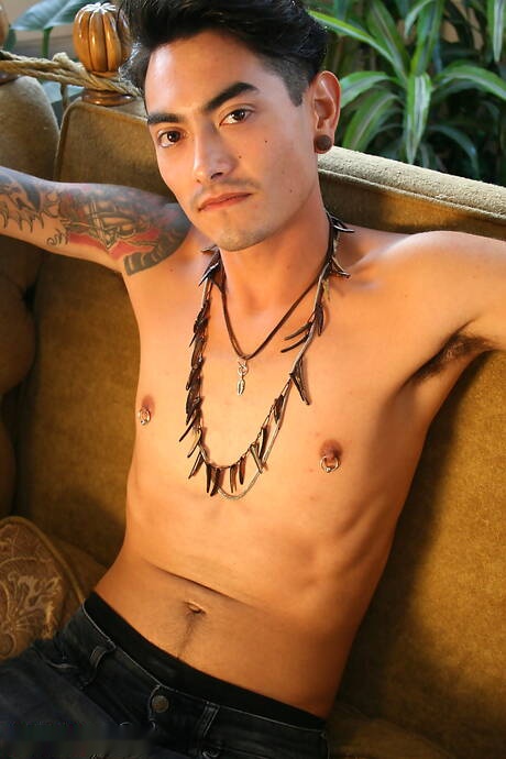 Il bel ragazzo Alaric e lo stallone latino Saint Dillon in un