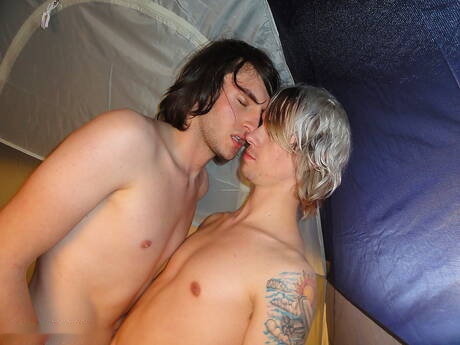 Twink Kail Adams and twink Christian Blu make a love
