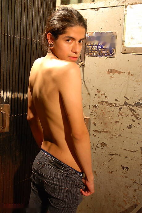 Alterna Dudes: Latin beautiful boy Angel Garcia teasing his dick