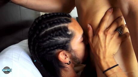 Stud Diego Rafa Huerco and latin young boy Rave Hardick have a good oral sex