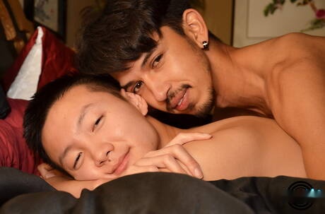 Beefy Jay and latin pretty boy Rave Hardick fuck ass after sucking