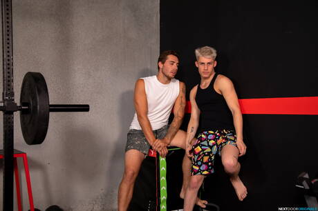 American hunk Carter Woods and pretty boy Aiden Masters have a good anal sex