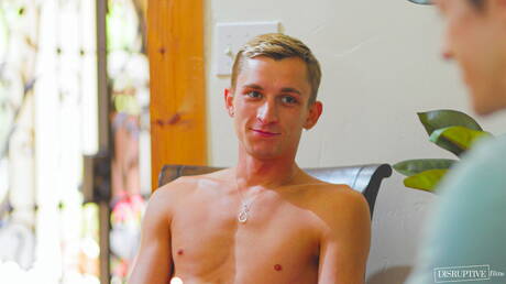 American pornstars twink Jayden Marcos and young boy Theo Brady fuck after blowjob