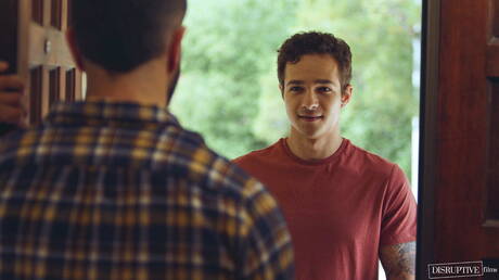 Pretty american boys hairy stud Adam Ramzi and young boy Jayden Marcos have a good anal sex