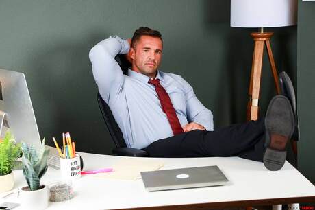 American hairy stud Julian Brady and tough guy Rex Rush sucking and screwing each other