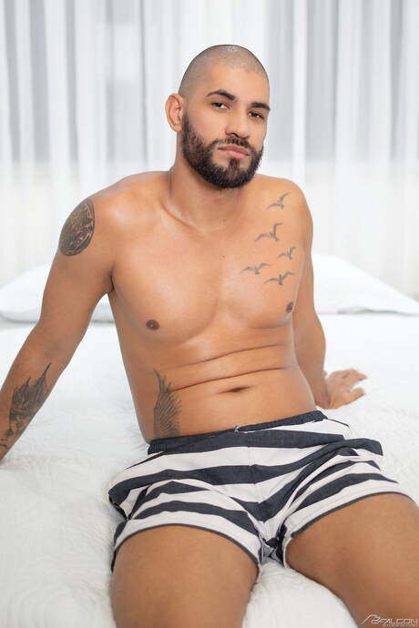 Il muscoloso Markin Wolf e il robusto Nath Latrel si scopano il culo dopo aver succhiato un cazzo