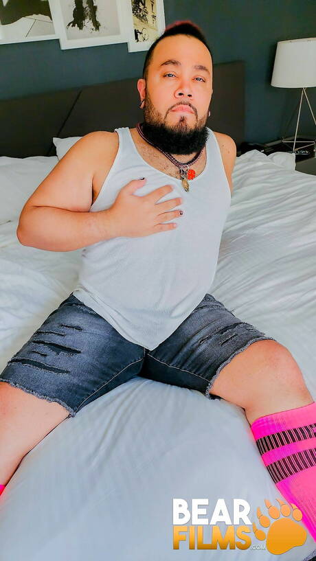 Sexy Pup Panda get naked and showing nice butt