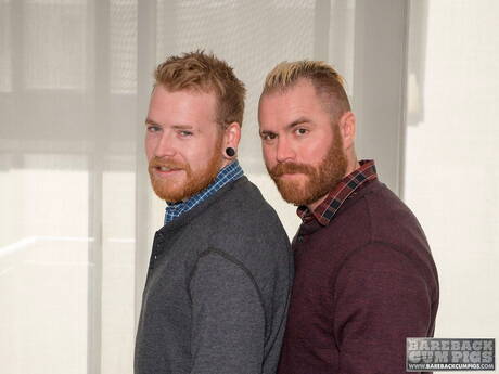 O cara sexy Chase Acland e o cara sexy Zack Acland fazem amor