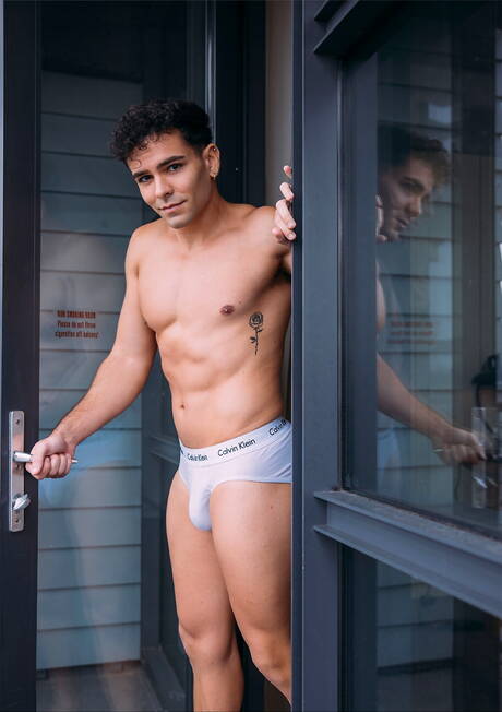 Two american guys husky guy Aiden Ward and superstud Damian Night have a good sex