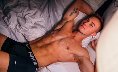 Famous americans, hunky guy Daniel Evans and young Lane Colten have a good sex