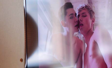 Hot americans, hot twink Leo Grand and young Zach Astor fuck ass after sucking