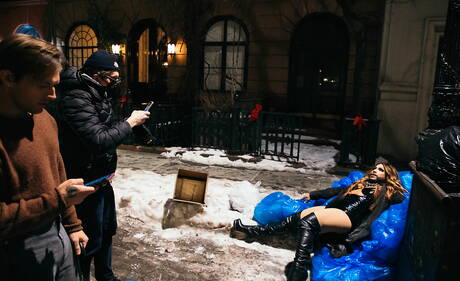 兩位美國健美運動員 Brock Banks 和年輕帥哥 Tayte Hanson 在口交後做愛