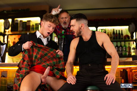 English strongman Paddy Obrian and irish hunk Dean Young have a hot couple sex