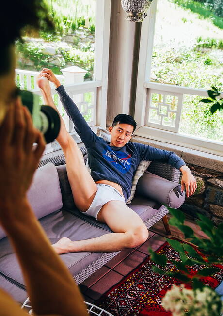 Cocky Boys: Oriental beautiful boy Cody Seiya and asian beefy Tyler Wu in hot homosexual action