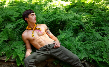 Cocky Boys: Hot american boys pretty boy Cody Seiya and young Dane Jaxson in hot homosexual action outside