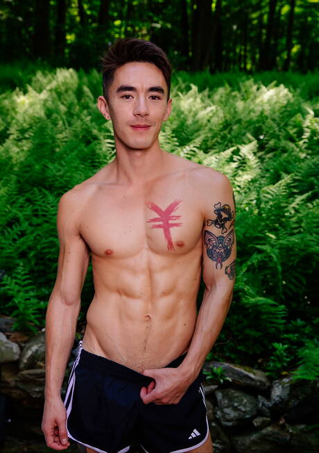 Cocky Boys: Nice american guys hot twink Cody Seiya and stud Daniel Evans have a good anal sex outdoor