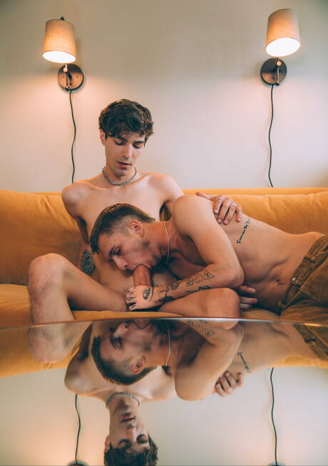 Cocky Boys: Pretty american guys young Jacob Acosta and young dude Theo Brady sucking and screwing each other