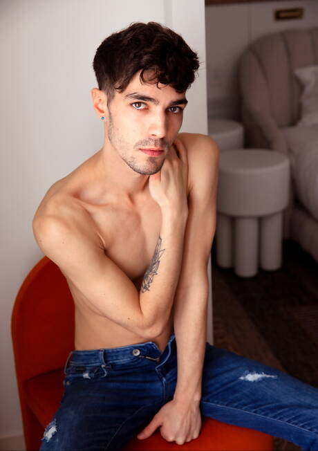 Hete Amerikaanse jongens, de jonge Jacob Acosta en de knappe kerel Tristan Hunter hebben goede seks