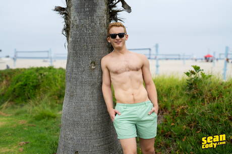 Nasty buddies Kieran, Ian Roman and Dylan Tides make a love on the beach