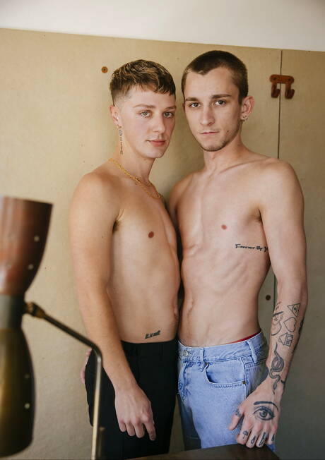 Young boy Saint Daniel and american hot twink Theo Brady make a love