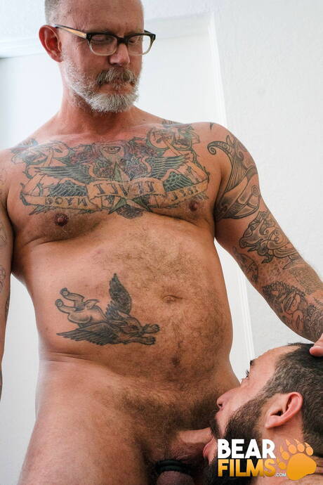 Bear Films: Nasty boys Alex Tikas, Julian Torres and Tony Zucchero in hot threesome anal sex