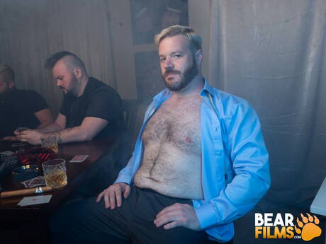 American bear John Thomas posing nude