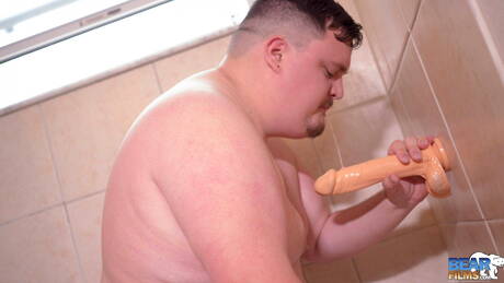 Sexy Pup Diesel sucking dick