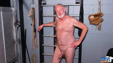 Hot bear Bishop Sterling get naked and showing hot ass