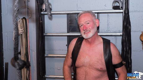 Hot bear Bishop Sterling get naked and showing hot ass