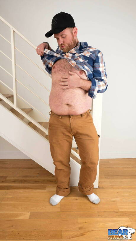 ホットなジェフ・ハートがペニスをしごく